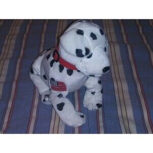 Ty Beanie Baby - RESCUE the FDNY Dalmatian Dog MWMTs Plush Stuffed Animal Toy